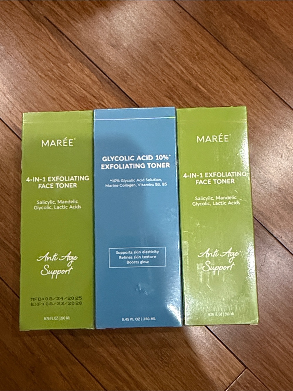 NWT SET 4-in-1 Exfoliating Face Toner and Glycolic acid 10% exfoliating toner